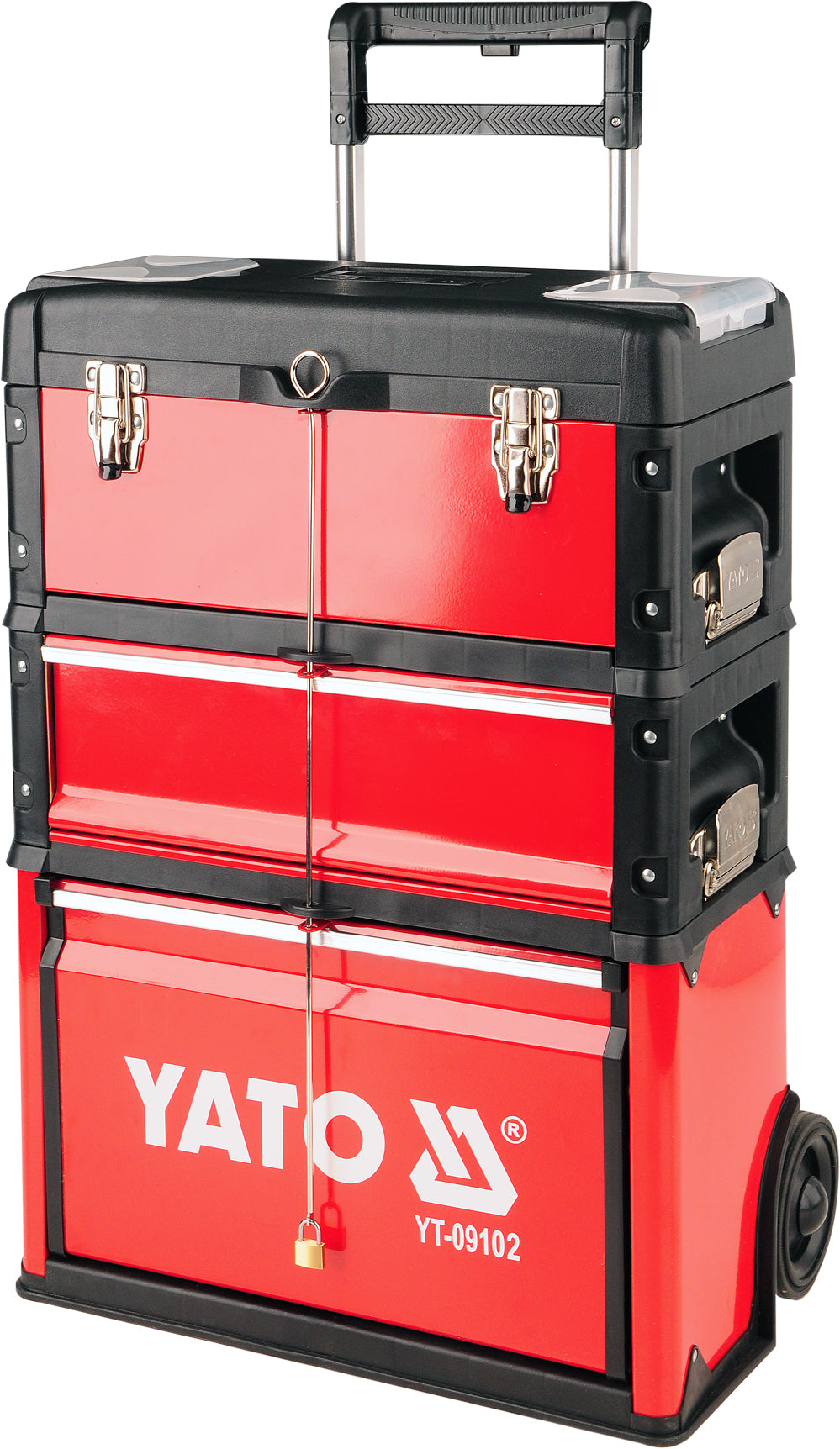 Kompakti työkaluvaunu 3 laatikolla - YATO YT-09102